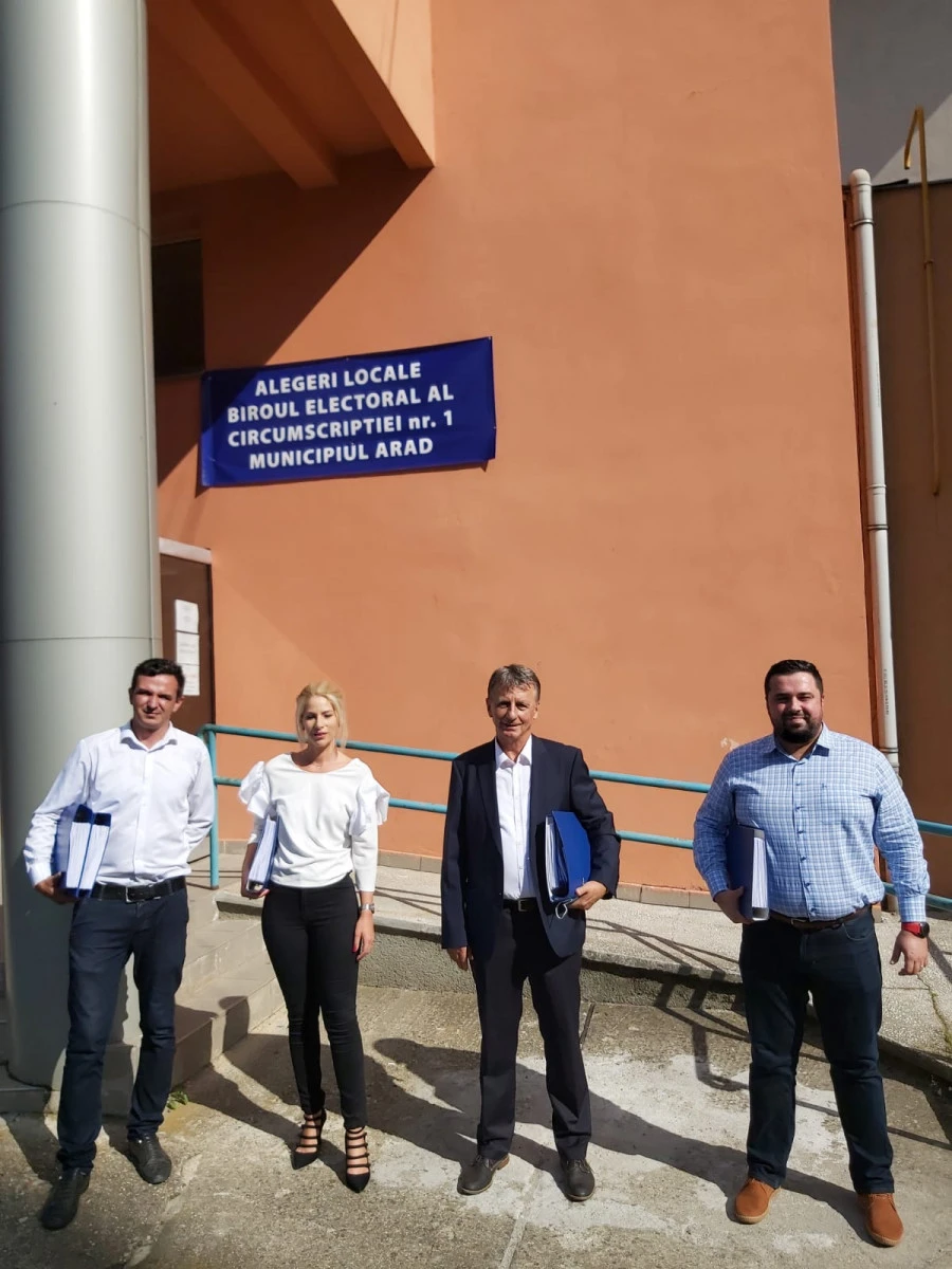 PRO România a depus candidaturile pentru Primăria Aradului