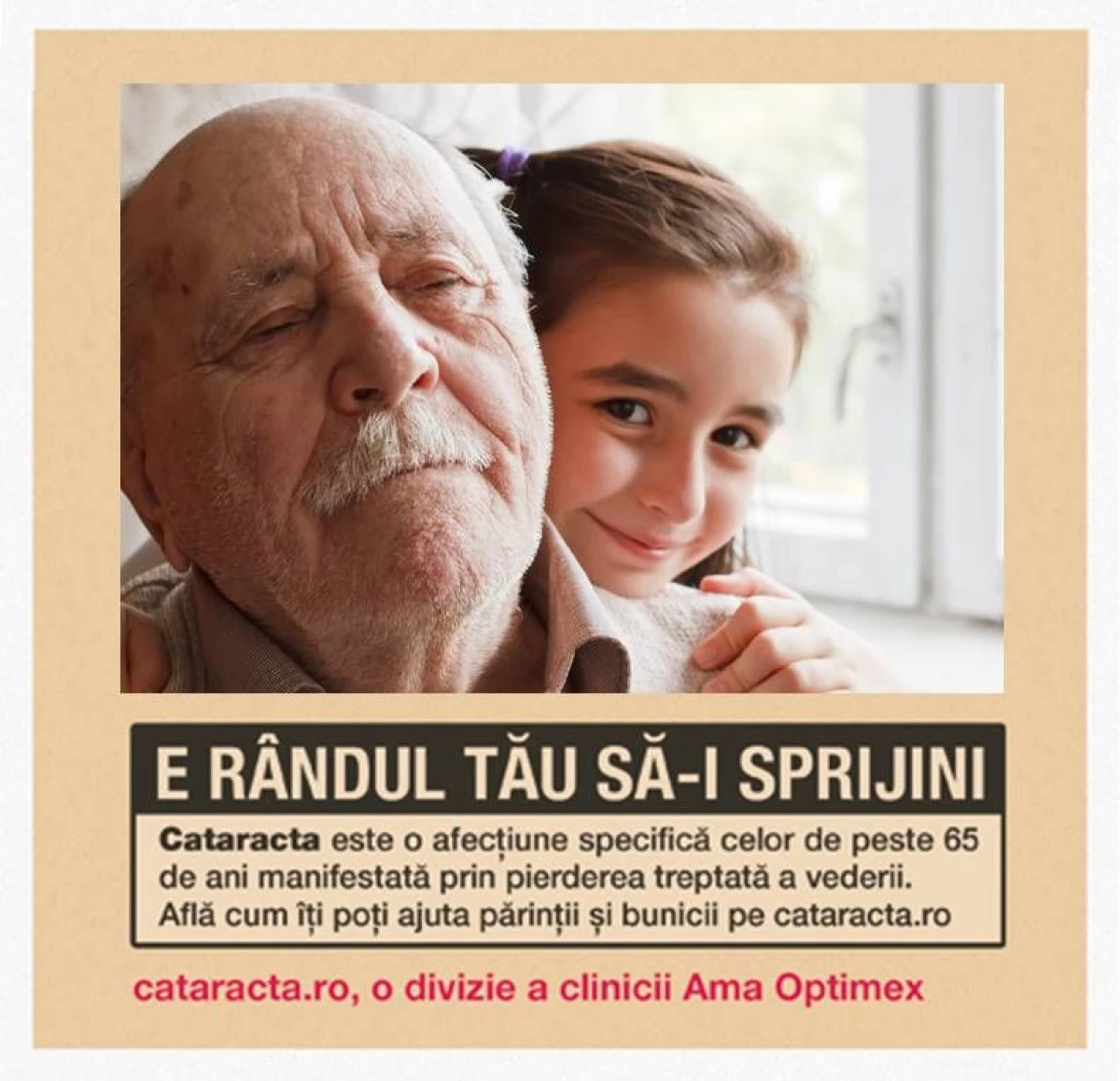 PROCENTAJUL PACIENTILOR ROMANI OPERATI DE CATARACTA ESTE APROAPE JUMATATE FATA DE MEDIA TARILOR UE