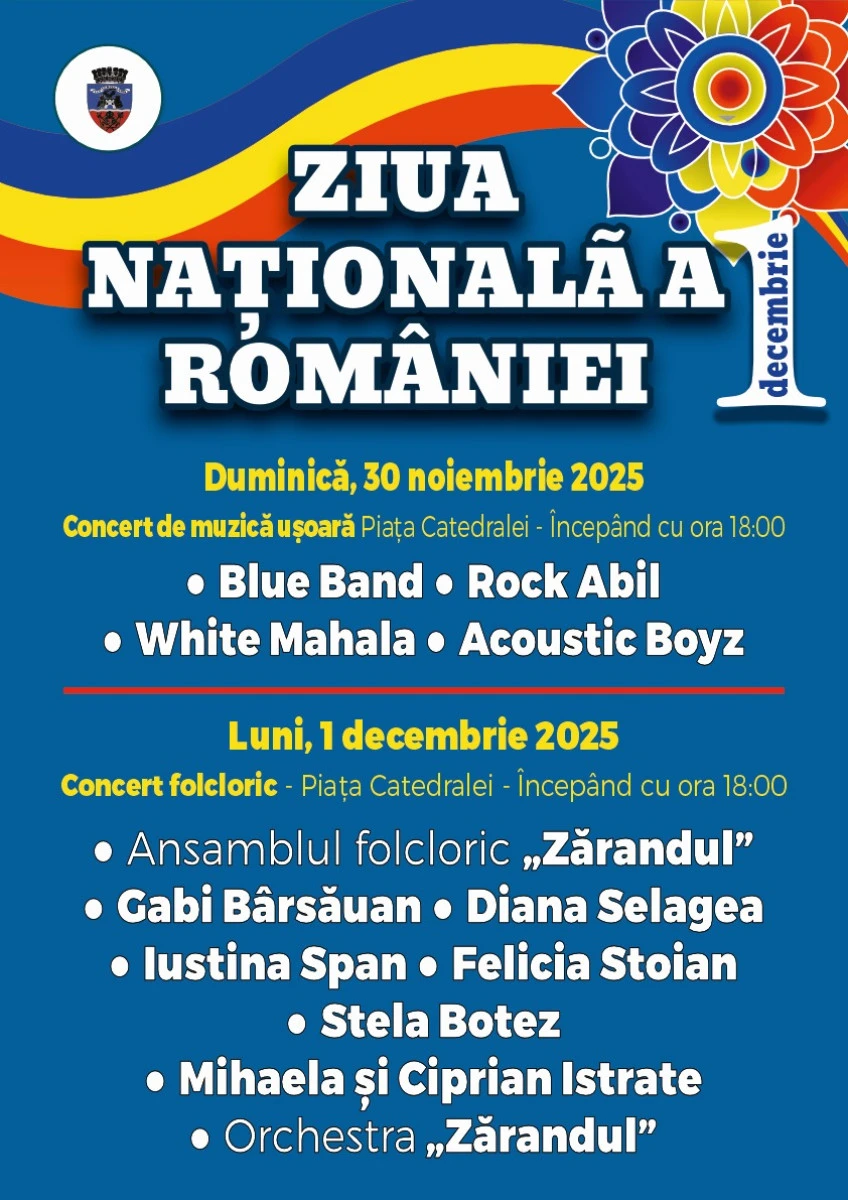 Program special de Ziua Națională a României, la Târgul de Crăciun de la Arad