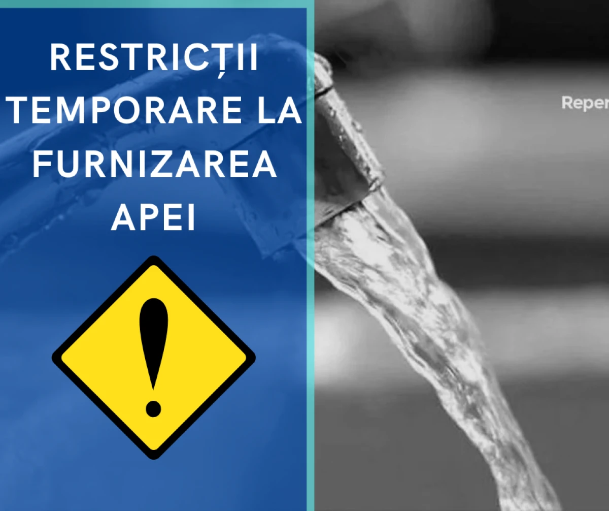 Program temporar de furnizare a apei în mai multe localități din județul Arad