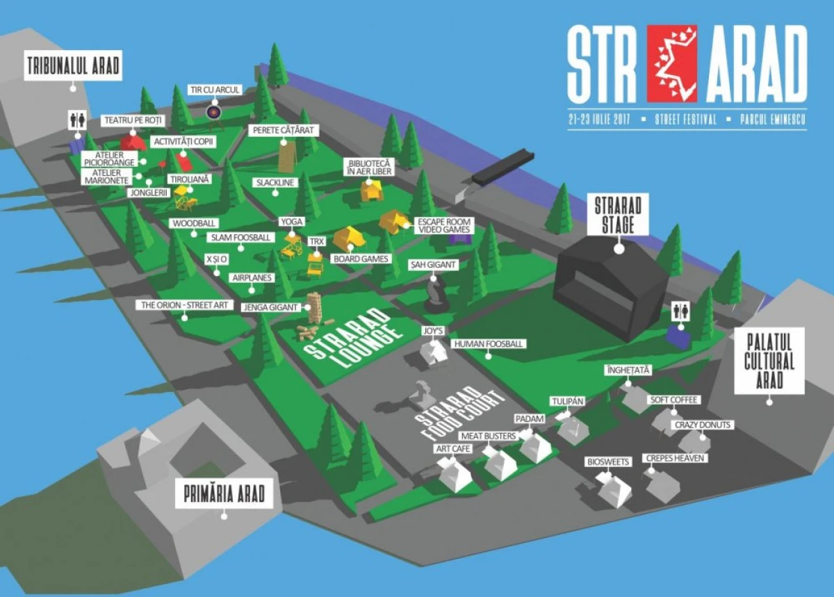 Programul StrArad Parc 21-23 iulie 2017, Parcul Mihai Eminescu