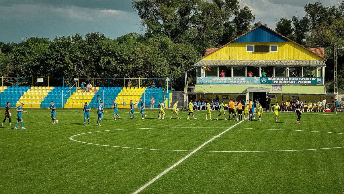 Progresul Pecica s-a impus în derby-ul arădean cu Lipova, din Cupa României