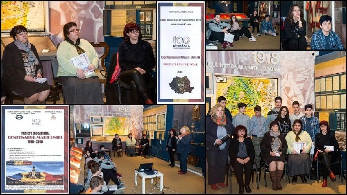 Proiect educațional ”Basarabia 100”, la Compexul Muzeal Arad