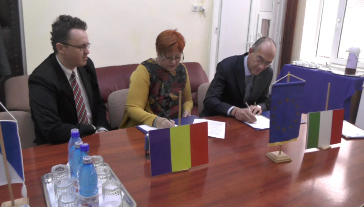Protocol de colaborare între UVVG Arad și UNIVEUR DI GALASSO GENNARO
