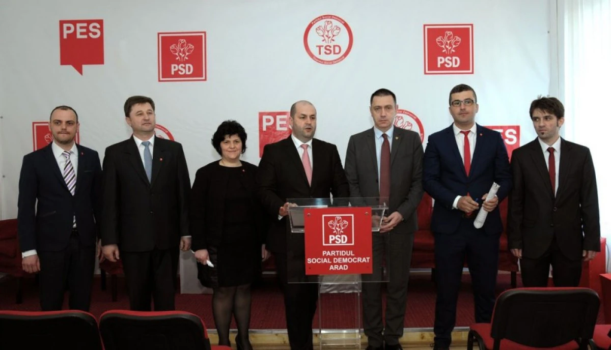 PSD ARAD A PREZENTAT CINCI DINTRE CANDIDATII PARTIDULUI LA PRIMARIILE DIN JUDET