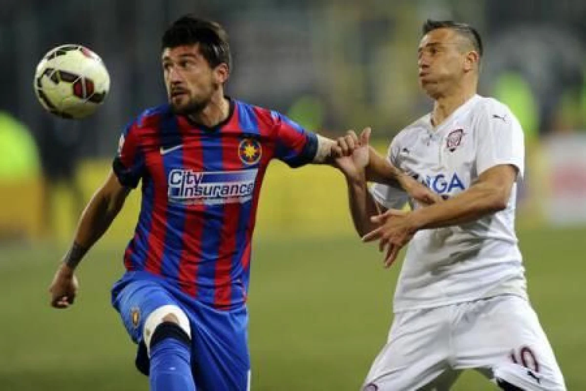RAPID A INVINS STEAUA , IN PRIMUL DERBY AL RETURULUI LIGII 1