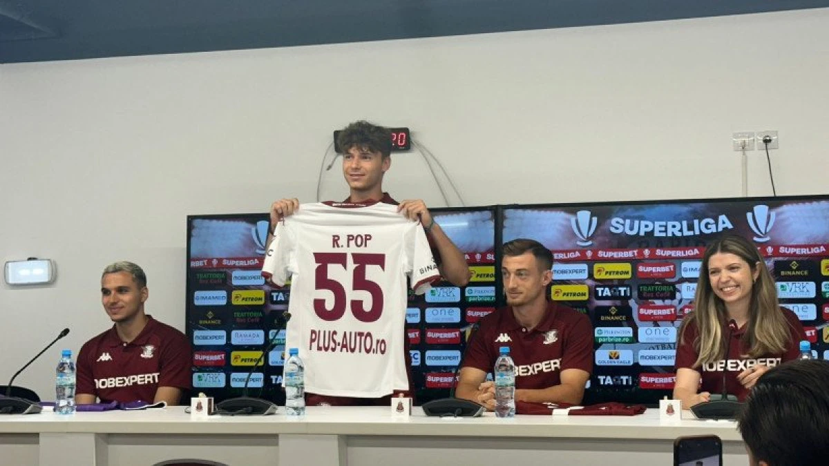 Rapid și-a prezentat noile achiziții, înaintea meciului de la Arad! Printre ele și doi foști utiști