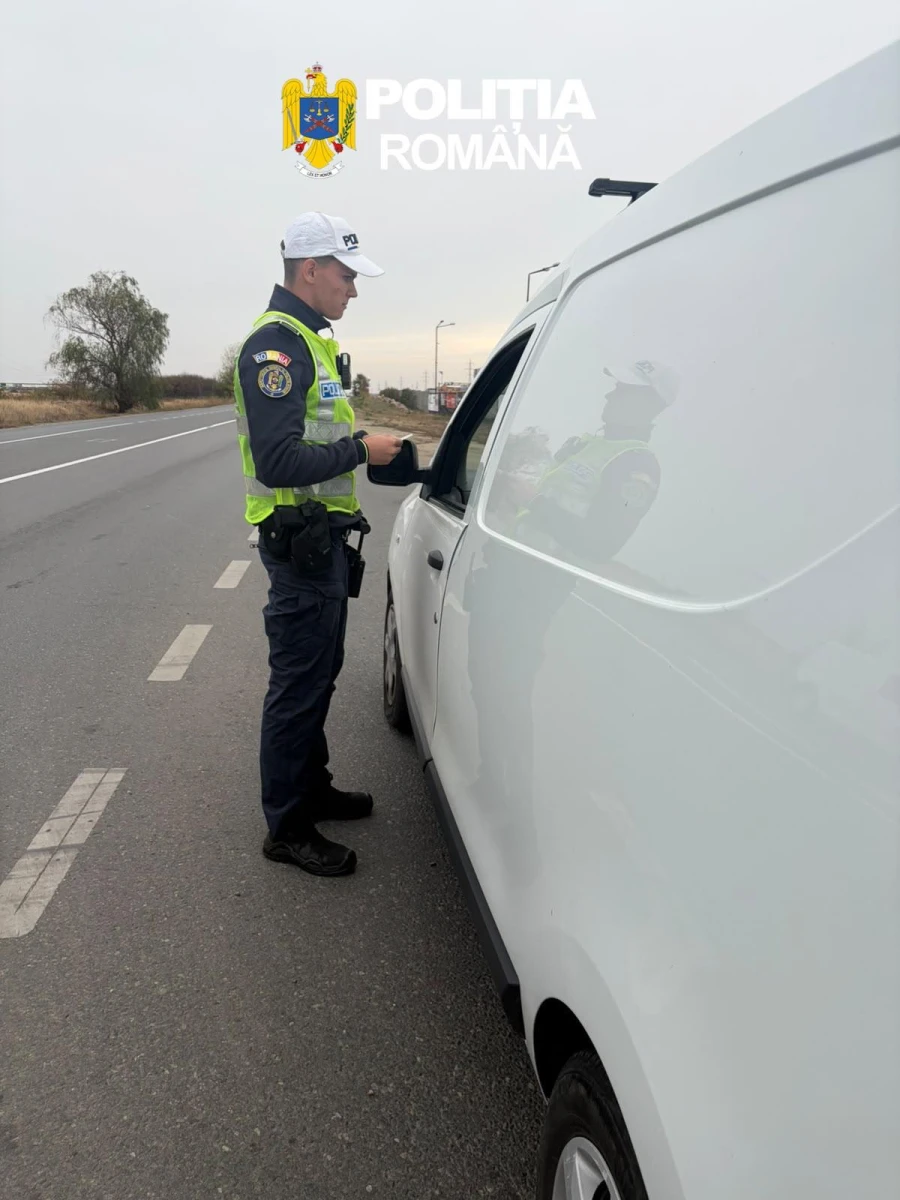 Razie pe DN 7, în județul Arad: 91 de amenzi aplicate de polițiști. Aproape jumătate, pentru viteză