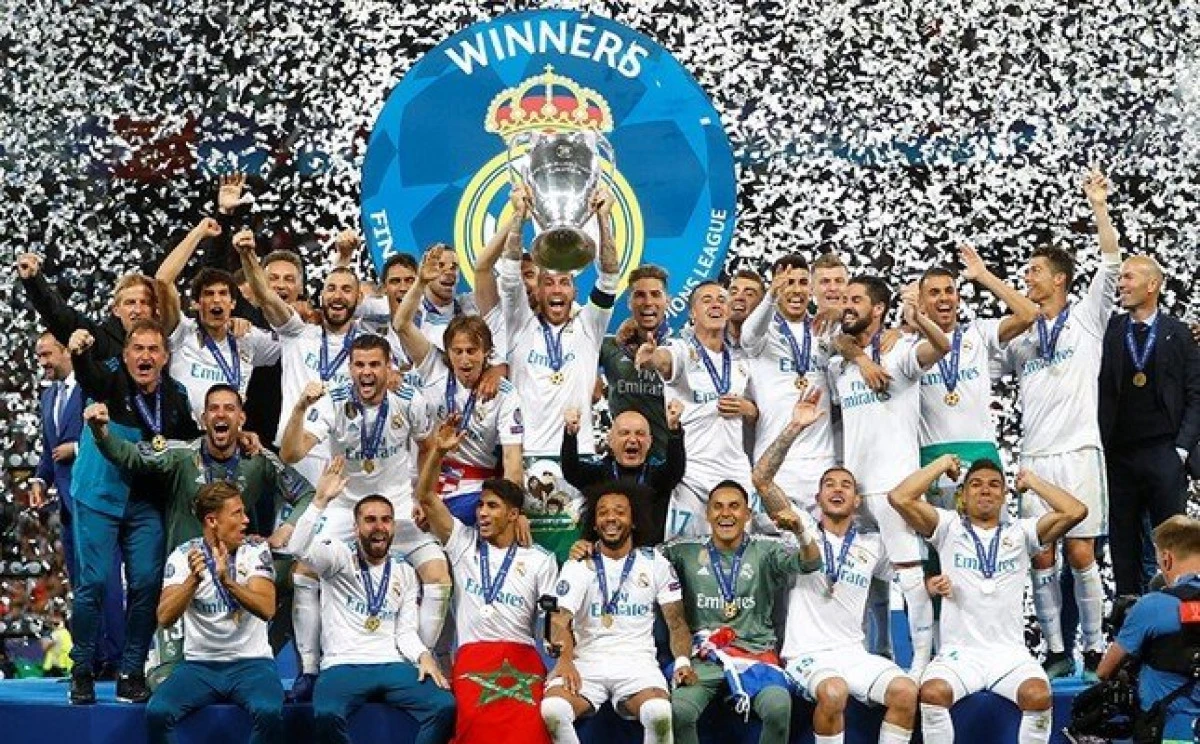 Real Madrid a ridicat, din nou, trofeul Ligii Campionilor