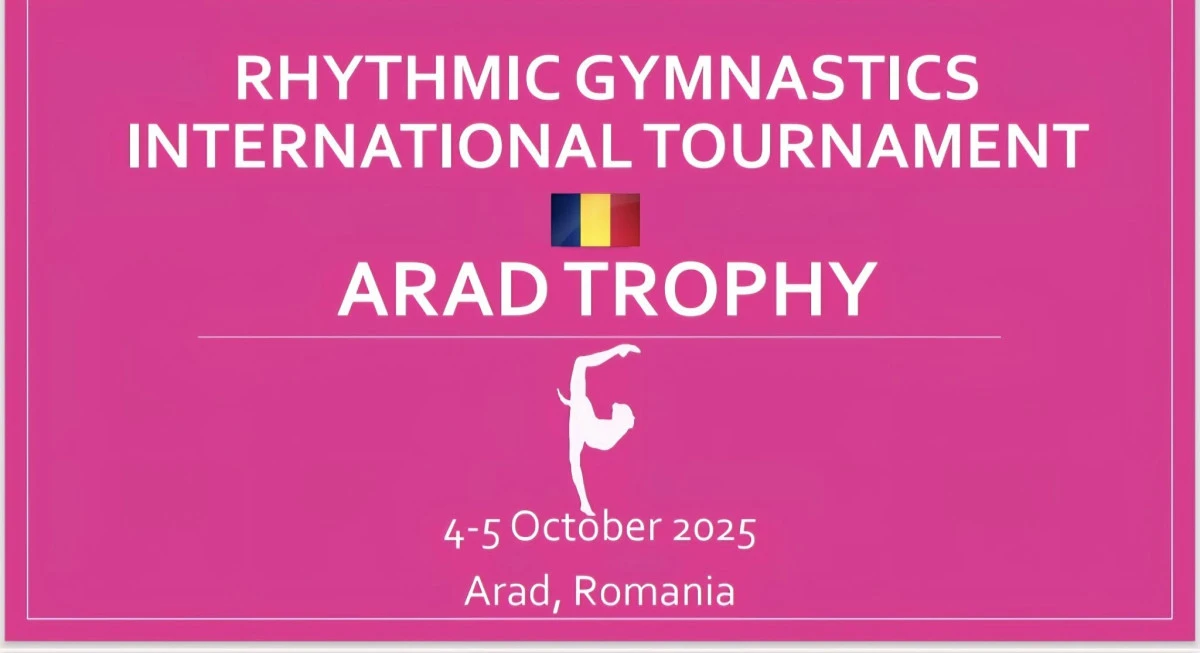 Regal al gimnasticii ritmice, în weekend! Arad Trophy va avea loc la Sala Polivalentă