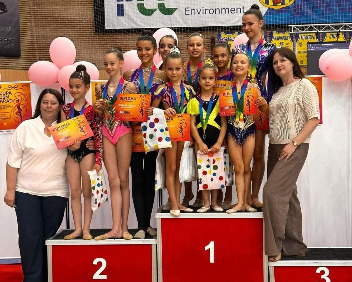 Regal al grației și eleganței, în weekend, la Cupa CSM Arad de gimnastică ritmică (FOTO)
