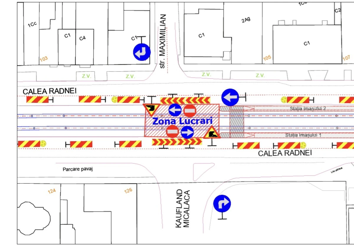 Restricții de circulație pe Calea Radnei, timp de două săptămâni