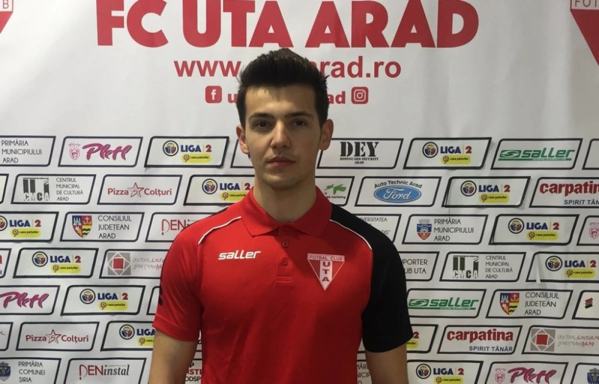 Revenit din Anglia, David Popa este noul atacant al UTA-ei