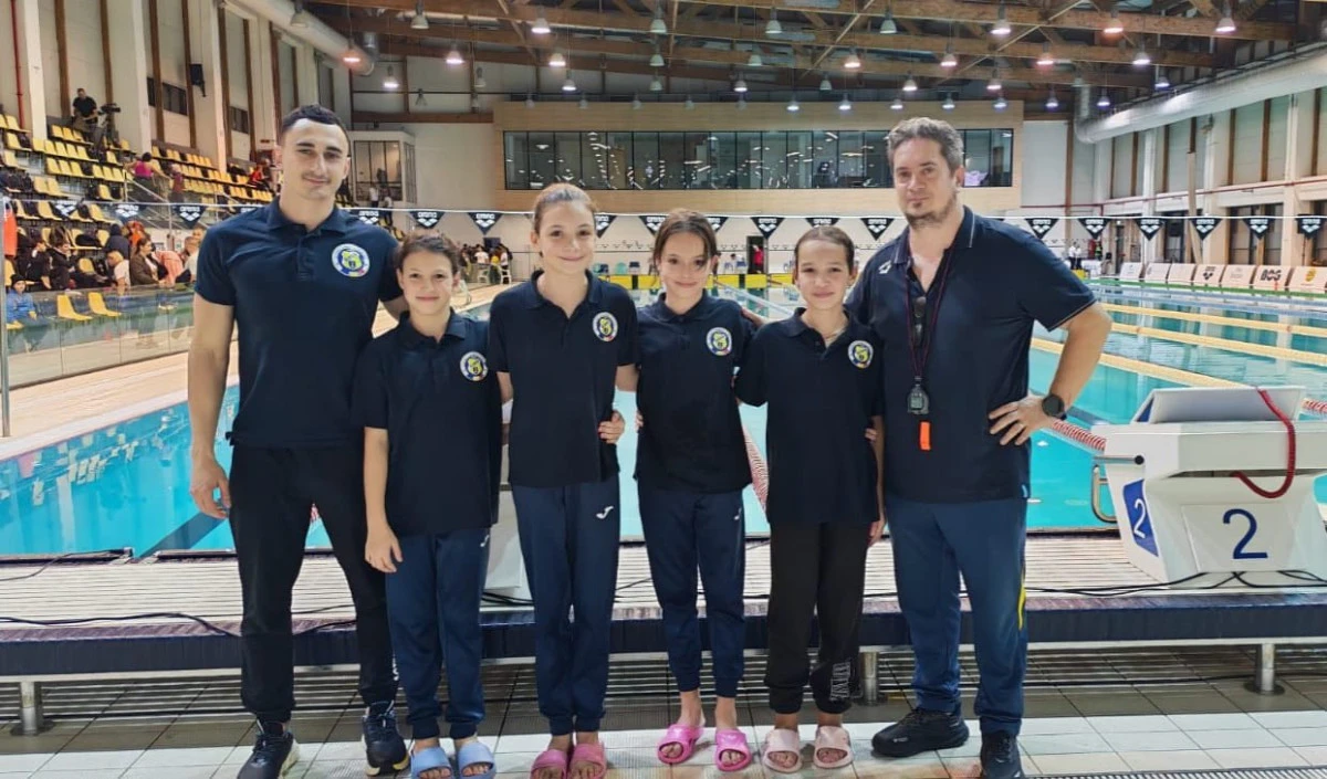 Rezultate remarcabile pentru CSS Gloria Arad la Campionatul Național de Poliatlon la înot, de la Brașov