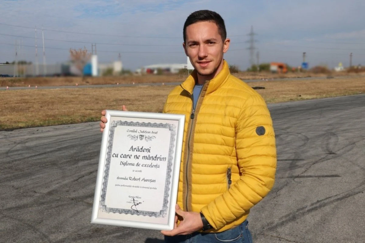 Robert Mureşan a primit diploma „Arădeni cu care ne mândrim”