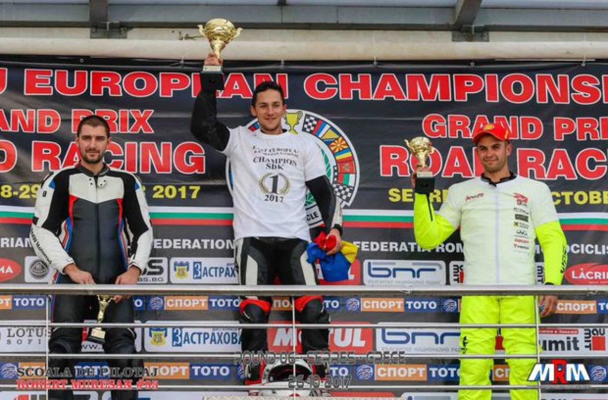 Robert Mureşan e campion naţional şi european la SuperBike