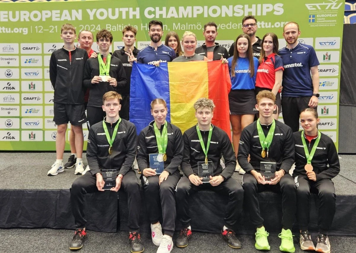 România a excelat la Europenele de tenis de masă, cu două prezențe arădene în delegație