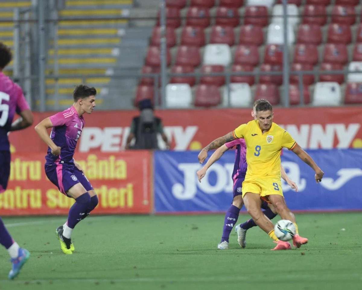 România U20 a cedat dramatic în fața nemților, pe Arena Francisc Neuman