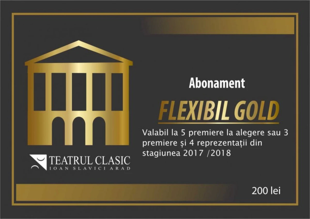 S-au pus în vânzare abonamentele pentru stagiunea teatrală 2017/2018