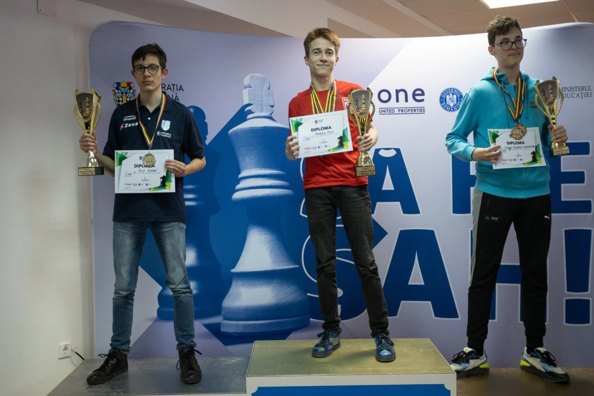 Șahiștii de la Vados, de cinci ori pe podiumul național al juniorilor: Magold și Oltean - medaliați cu aur! (FOTO)
