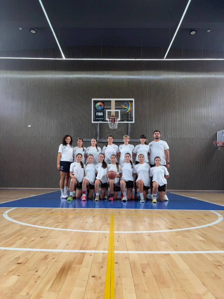 Sala „Decebal” din Arad a găzduit stagiul de pregătire al naționalei României U14 de baschet feminin