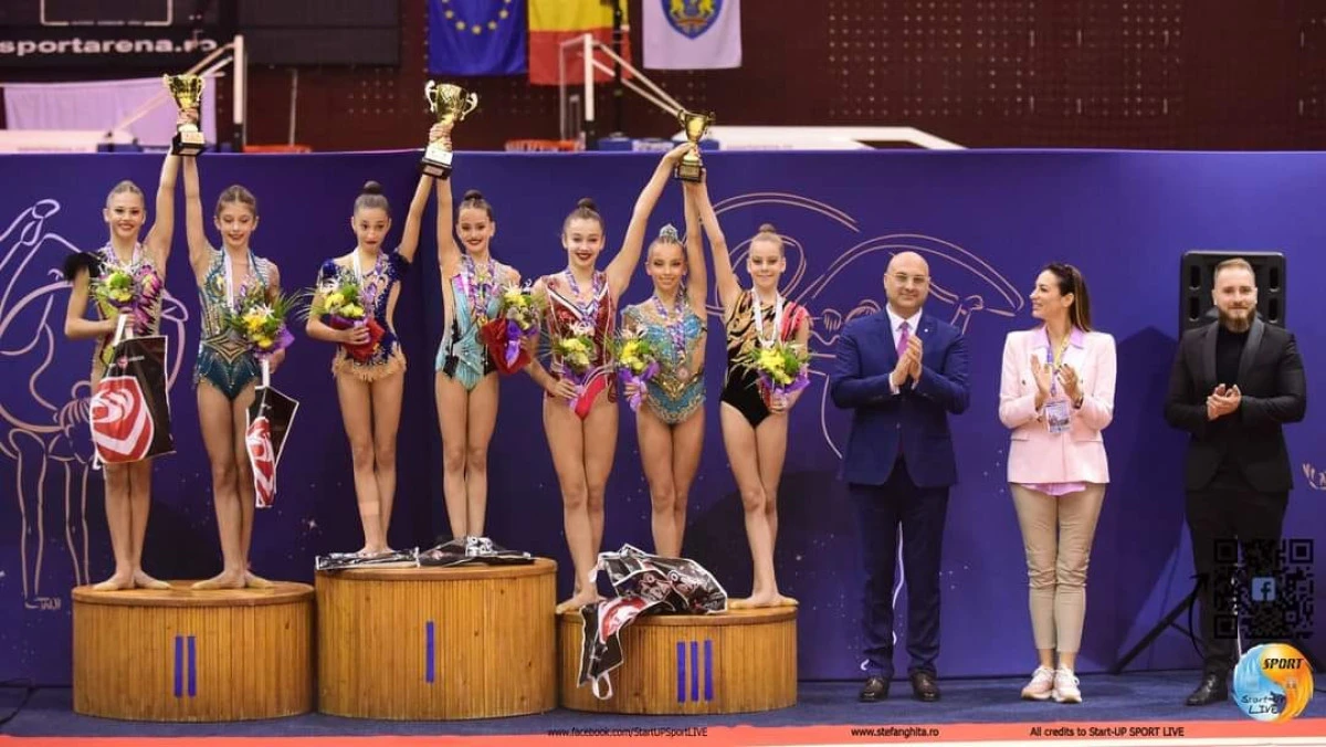 Salbă de medalii arădene pe covorul gimnasticii ritmice, la Naționale și Cupa României! (FOTO)