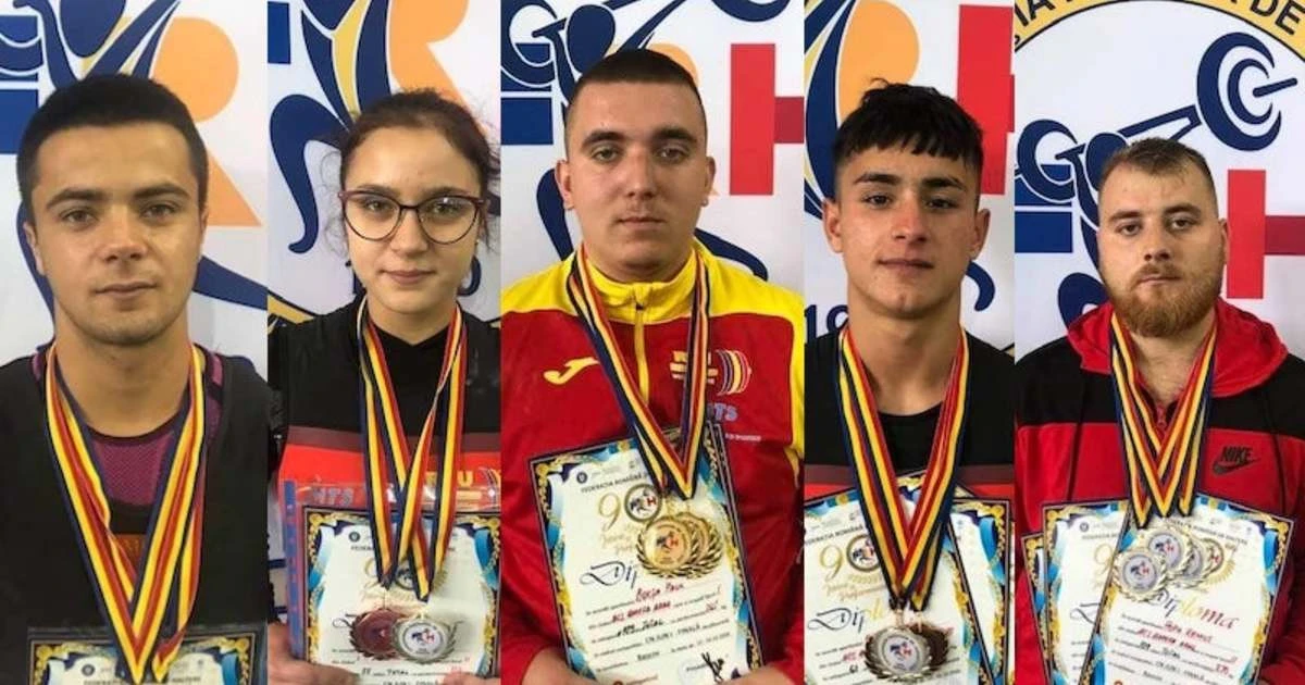 Salbă de medalii naţionale pentru halterofilii de la CS AMEFA