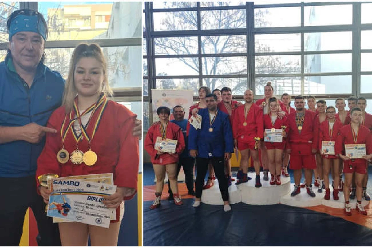 Salbă de medalii studențești la sambo. Carolina Szabo, performeră