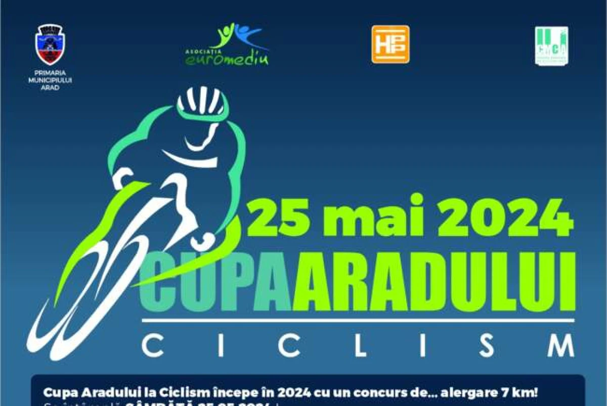 Sâmbătă are loc în centrul municipiului Cupa Aradului la ciclism și cros