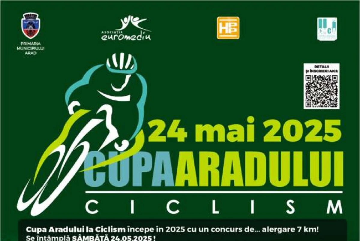 Sâmbătă se desfășoară, în centrul orașului, Cupa Aradului la ciclism și cros