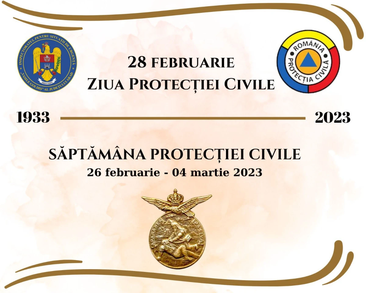 Săptămâna Protecției Civile, în județul Arad