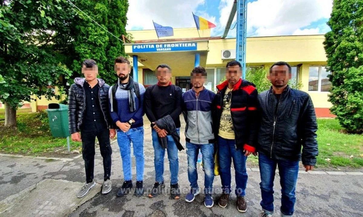 Şase cetățeni din Bangladesh și Afganistan au încercat să treacă ilegal frontiera, pe la Vărșand