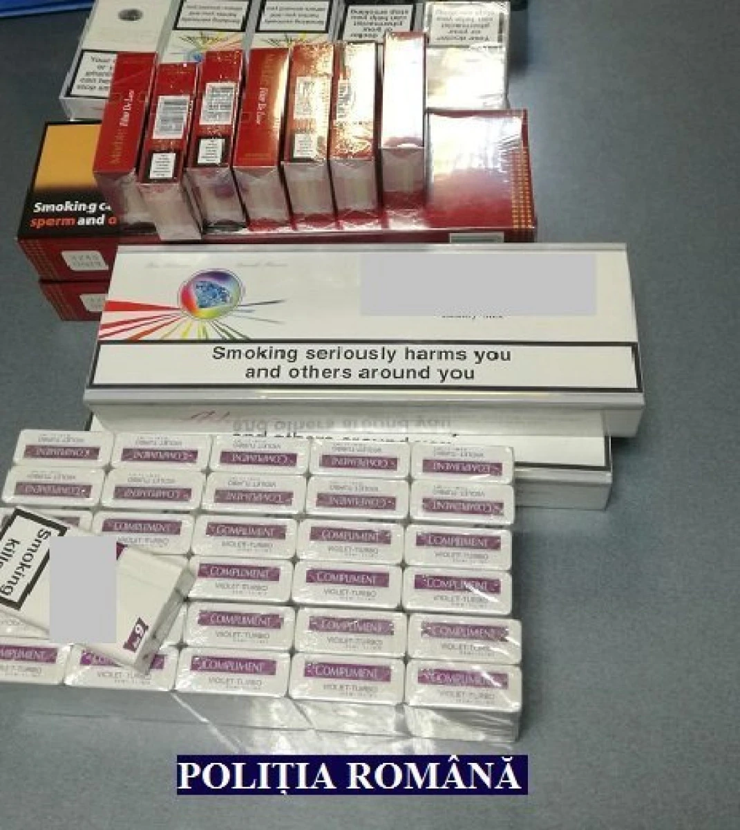 Șase femei și un bărbat din Arad, prinși cu țigări de contrabandă în Piața Fortuna