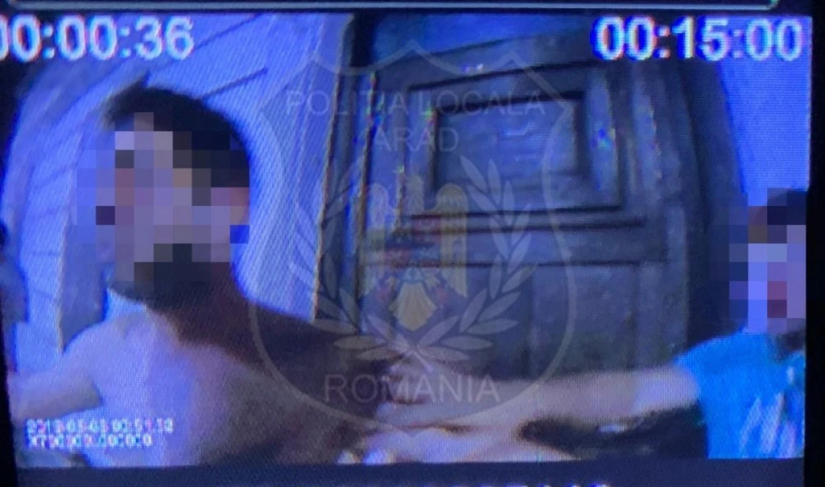 Scandal în centrul oraşului, aplanat de polițiştii locali