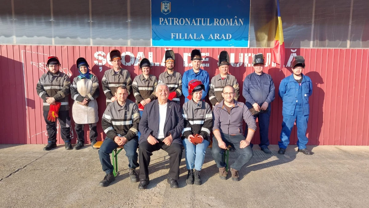 Scântei, foc şi energie la Școala de Sudură Crișan din Arad!