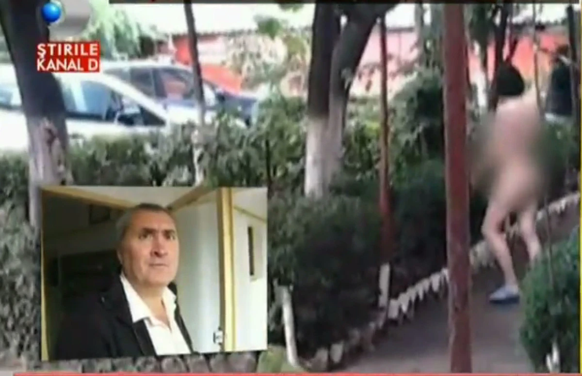 SCENE INCREDIBILE: O FEMEIE DIN ARAD UMBLA GOALA PRIN ORAS (VIDEO)