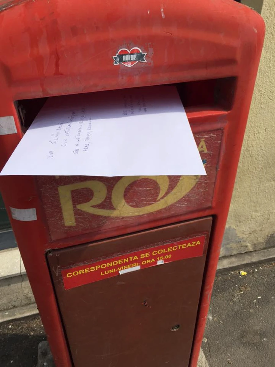 Scrisoare inedită, primită de Falcă. Un arădean i-a trimis gunoiul pe care nu-l putea arunca în coş