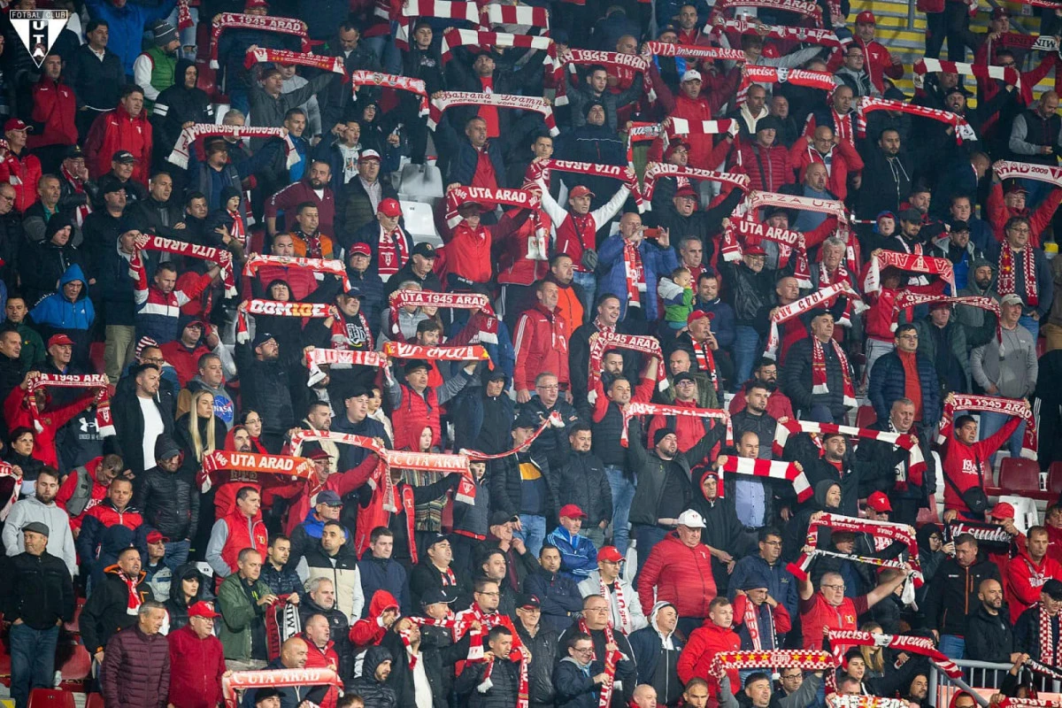 Se vând bilete la meciul aniversar UTA - Sepsi! Clubul împlinește vineri, 18 aprilie, 80 de ani
