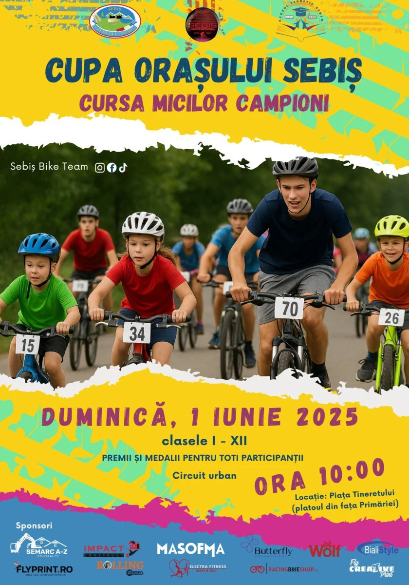 Sebişul se pregăteşte de sărbătoare: competiții pentru copii de 1 iunie și trei zile de muzică, spectacole și bunătăți locale