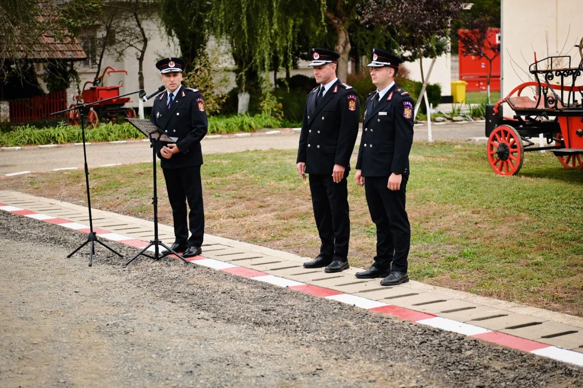 Secția de Pompieri Bârzava are un nou comandant