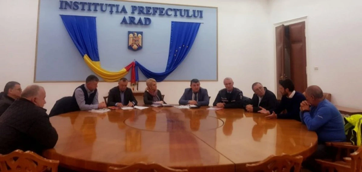 Ședință de lucru la Prefectura Arad pe tema stării DN 7