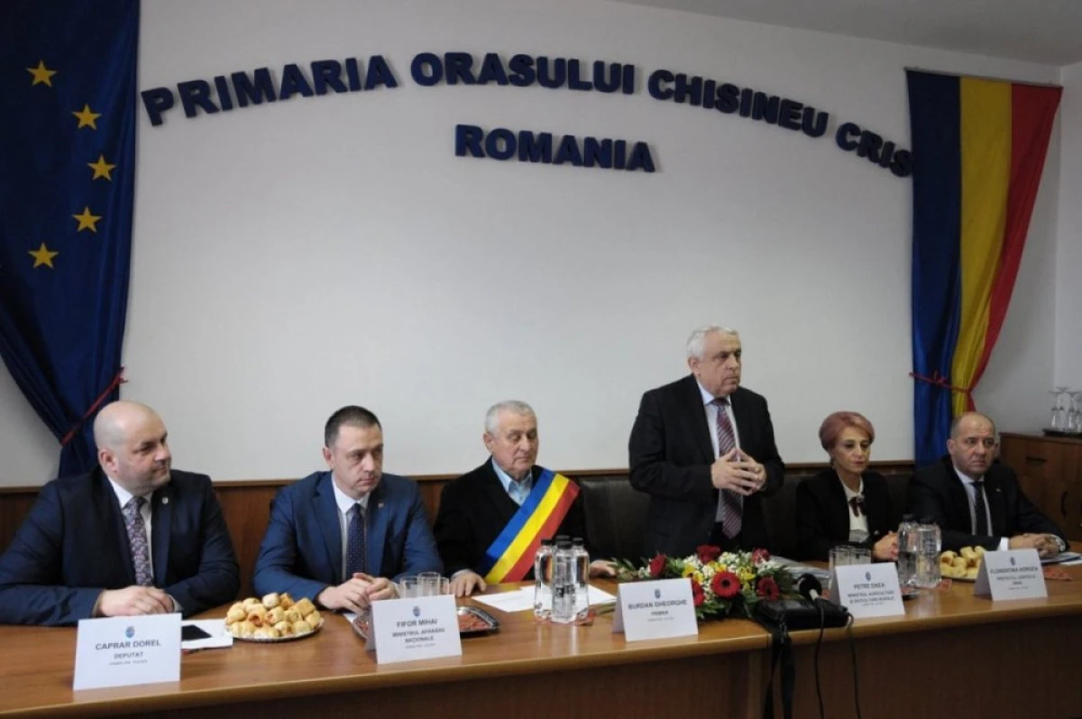 Sediu APIA Chișineu-Criș, inaugurat de ministrul Petre Daea