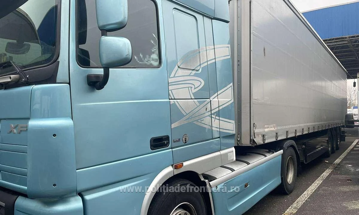Semiremorcă în valoare de 30.000 de euro, căutată de autoritățile din Germania, descoperită în PTF Nădlac II