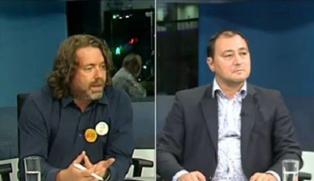 Senatorul USR, Mihai Goțiu, agresat de Mirel Palada în studioul B1 TV