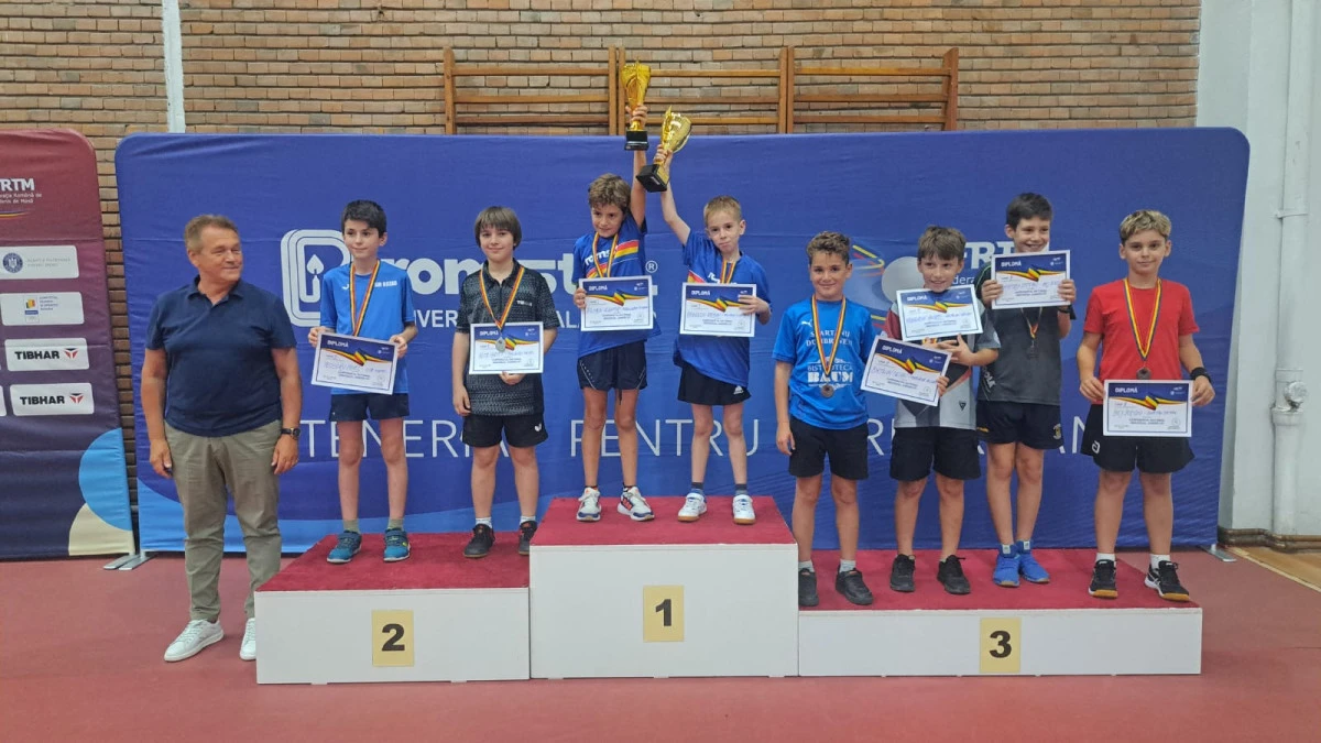 Sergiu Bej a luat bronzul național la tenis de masă, iar echipa de Superligă își cunoaște adversarele