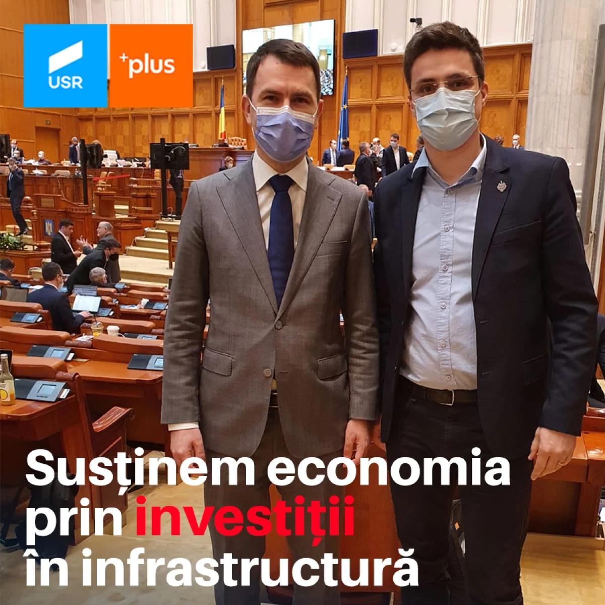Sergiu Vlad (USR): Susținem economia prin investiții în infrastructură