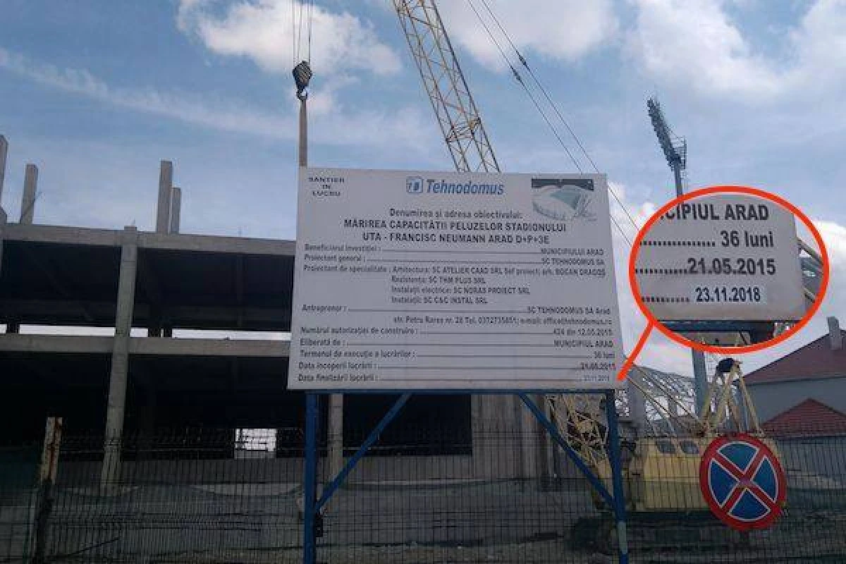 Şi te-ai dus, dulce minune! Stadionul UTA mai aşteaptă...