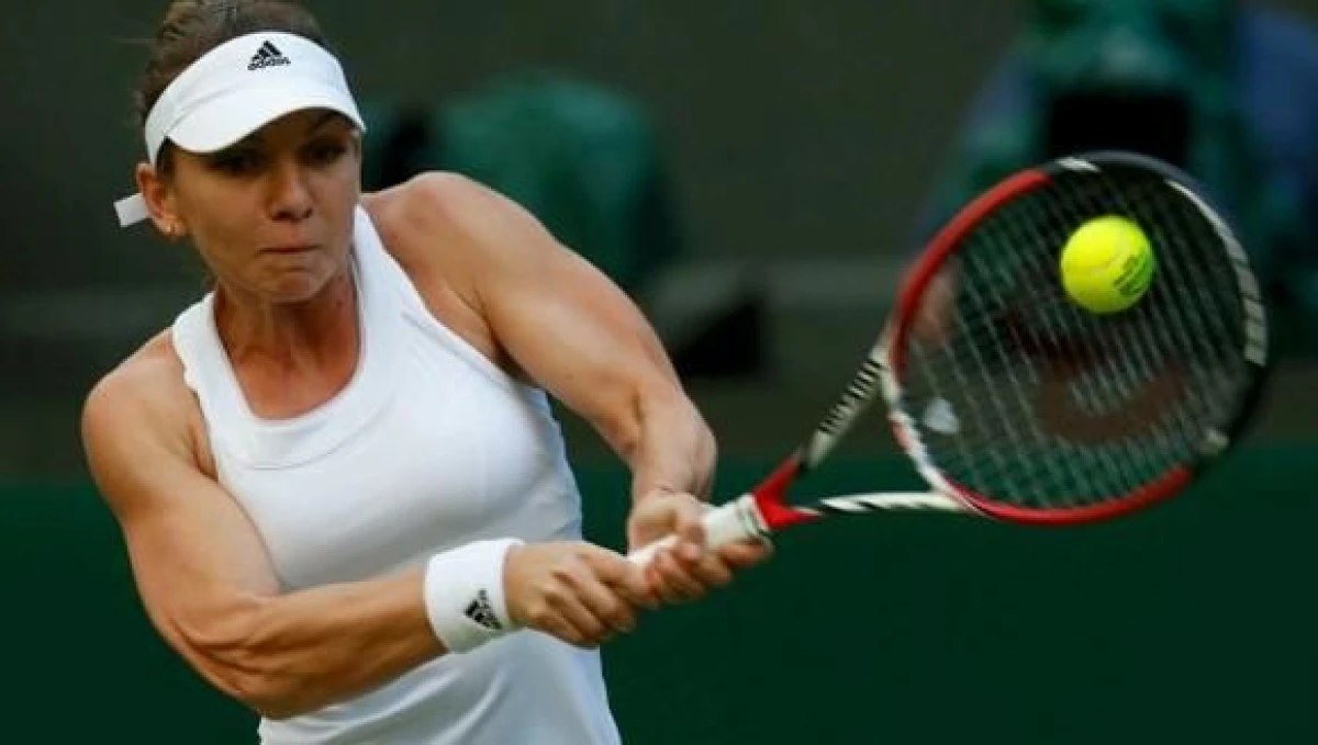 SIMONA HALEP, INVINSA IN SEMIFINALA DE LA WIMBLEDON DE CANADIANCA EUGENIE BOUCHARD 