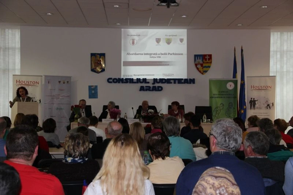 SIMPOZION PE TEMA BOLII PARKINSON, ORGANIZAT LA CONSILIUL JUDETEAN ARAD