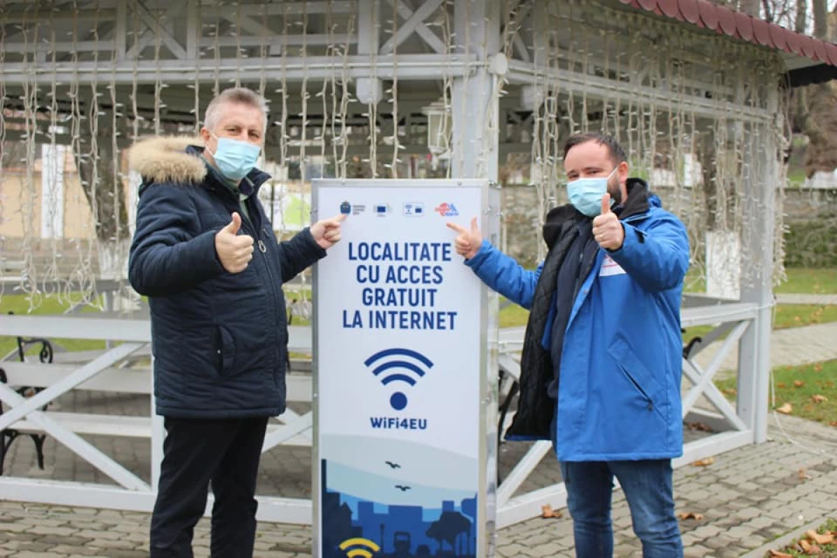 Șiria a devenit localitate cu acces gratuit la internet